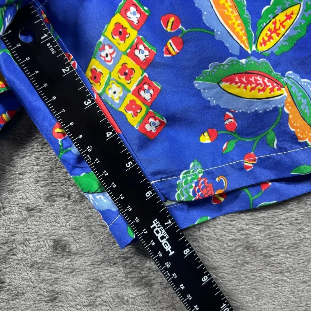 Polo Ralph Lauren Men Traveler Classic Swim Trunks Blue Floral Lined 3XB M141